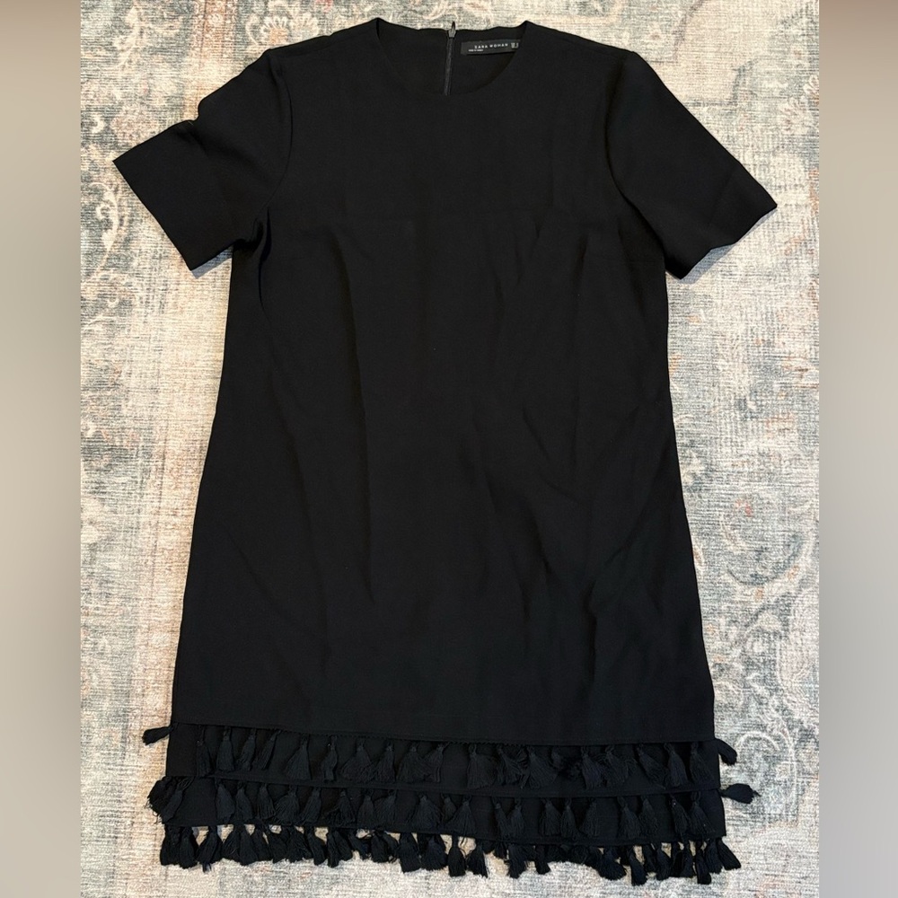 Zara fringe midi dress